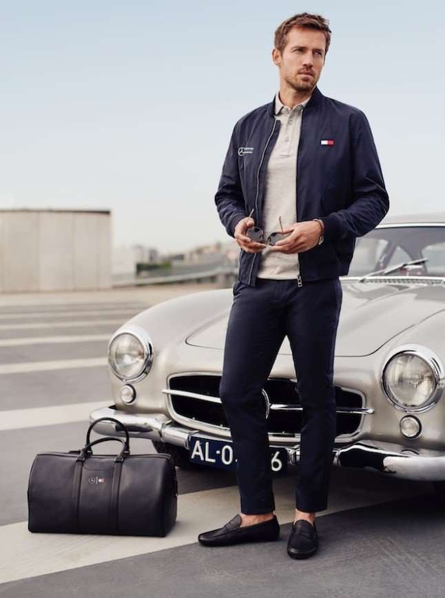 Классика и скорость: Tommy Hilfiger и Mercedes Benz выпустили коллекцию мужской одежды