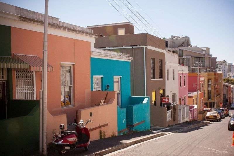 Бо-Каап - яркий квартал в Кейптауне