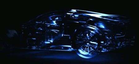 Прозрачный автомобиль Lexus LF-A