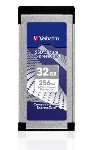 Verbatim SSD Secure ExpressCard