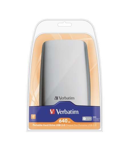 Внешний жесткий диск Verbatim емкостью 640 Гб