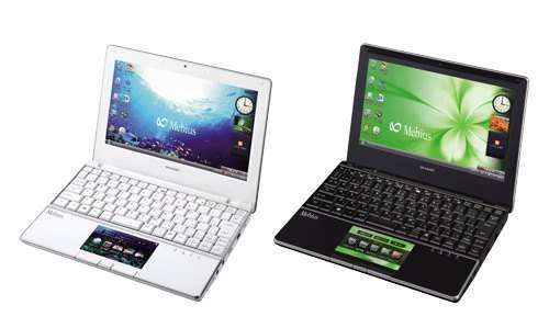 Ноутбук с цветным LCD-трекпадом Sharp PC-NJ70A
