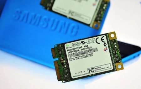 Твердотельный диск Samsung формата SATA Mini-card 