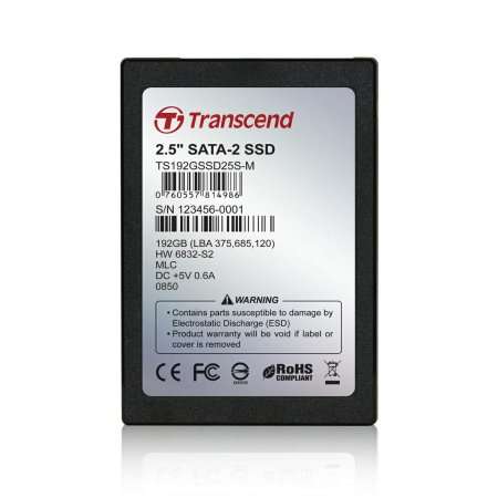 Твердотельный накопитель емкостью 192 Гб от Transcend