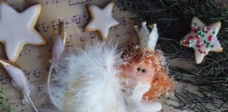 Ванільне печиво для новорічних свят.