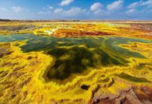 Неземні пейзажі вулкан Даллол.