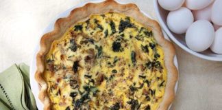 Кіш зі щавлем.