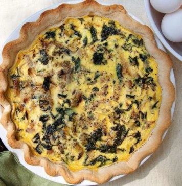 Кіш зі щавлем.