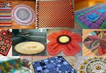 Килимок своїми руками з клаптиків