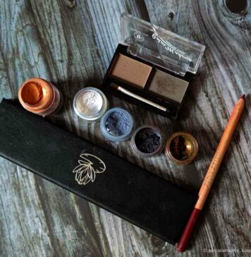 Контрастний осінній макіяж пігментами tammy tanuka