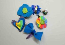 Ідея для дитячої вироби. Милі шпильки з фоамірана