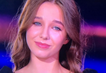 » тембр юлин ” дочка началової заспівала на шкільному концерті